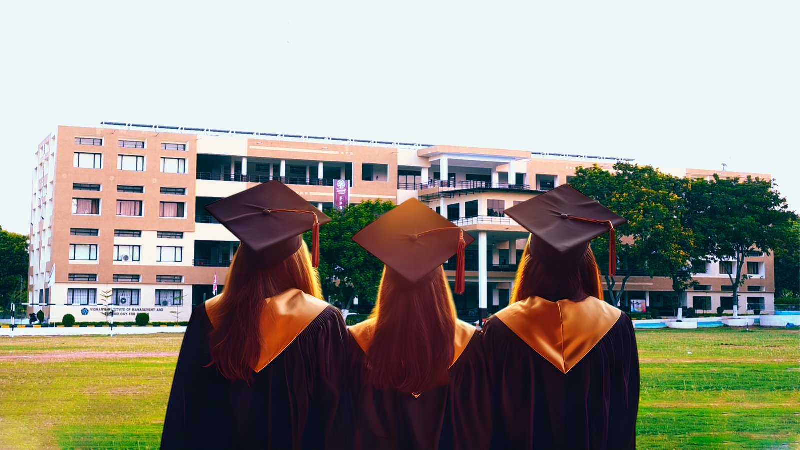 Women graduates celebrating